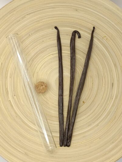 3 gousses - Vanille Bourbon Noire Gourmet 16 cm+
