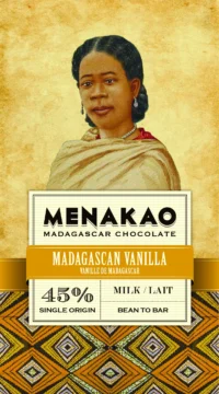 Chocolat au lait 45% - Vanille de Madagascar