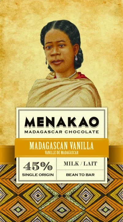 Chocolat au lait 45% - Vanille de Madagascar