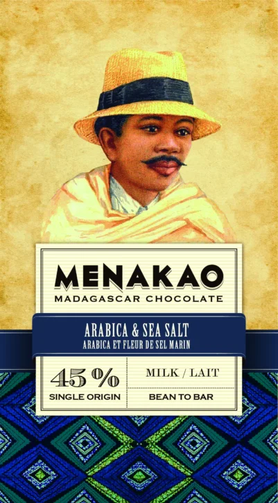 Chocolat au lait 45% - Arabica & Fleur de sel marin