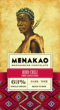 Chocolat noir 63% – Menakao - Piment Langue d’oiseau