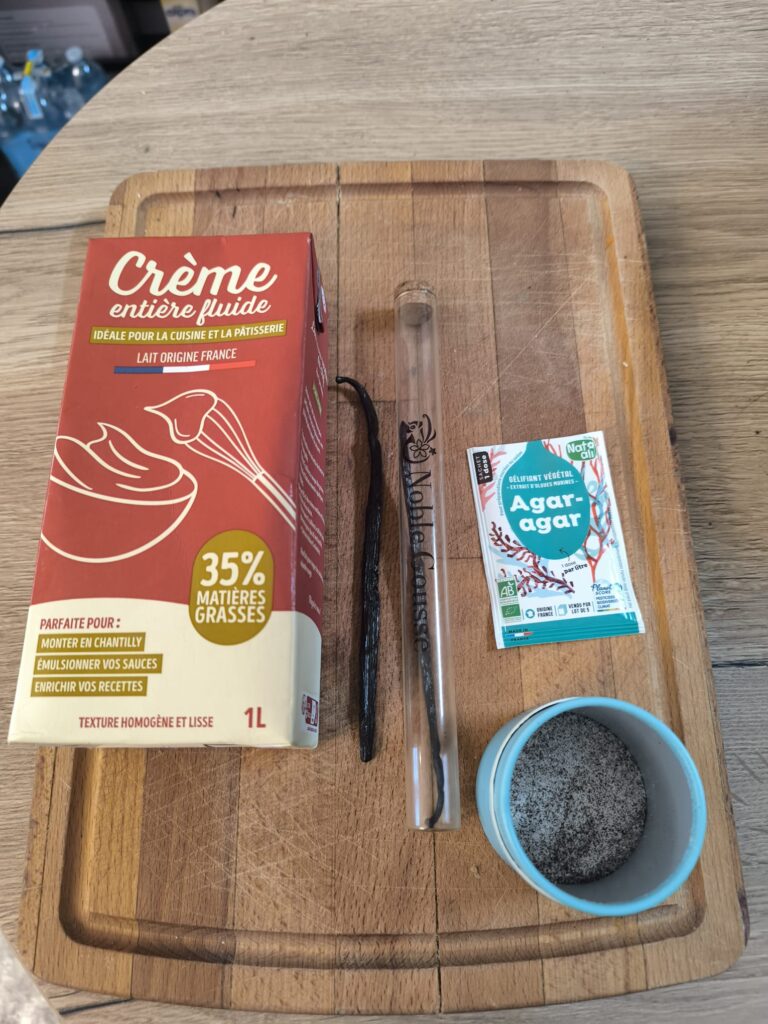 vanille pannacotta