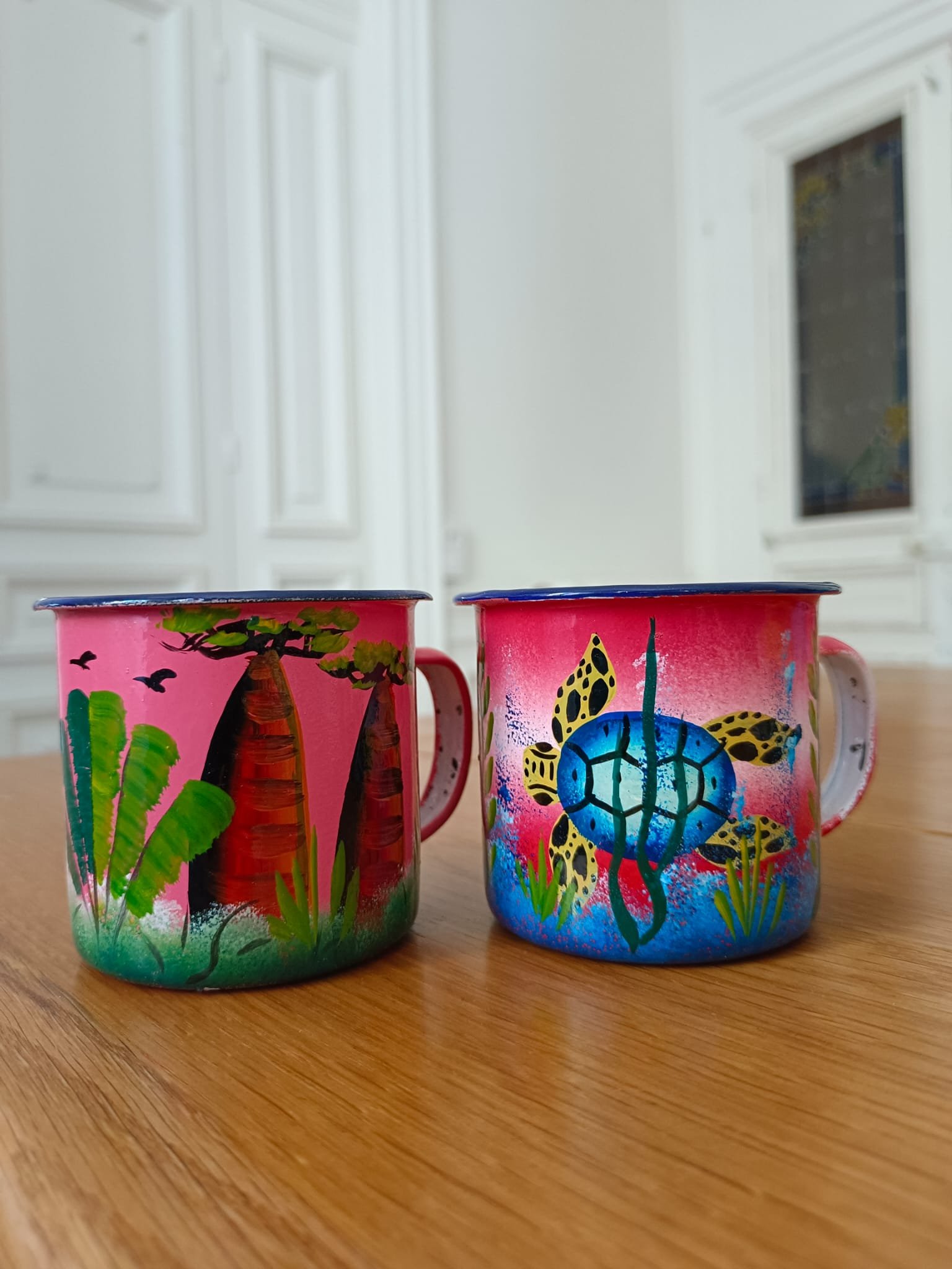 Lot de 2 tasses traditionnelles - grand modèle