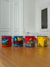 moyen lot 1 Tasses moyen modèle Madagascar
